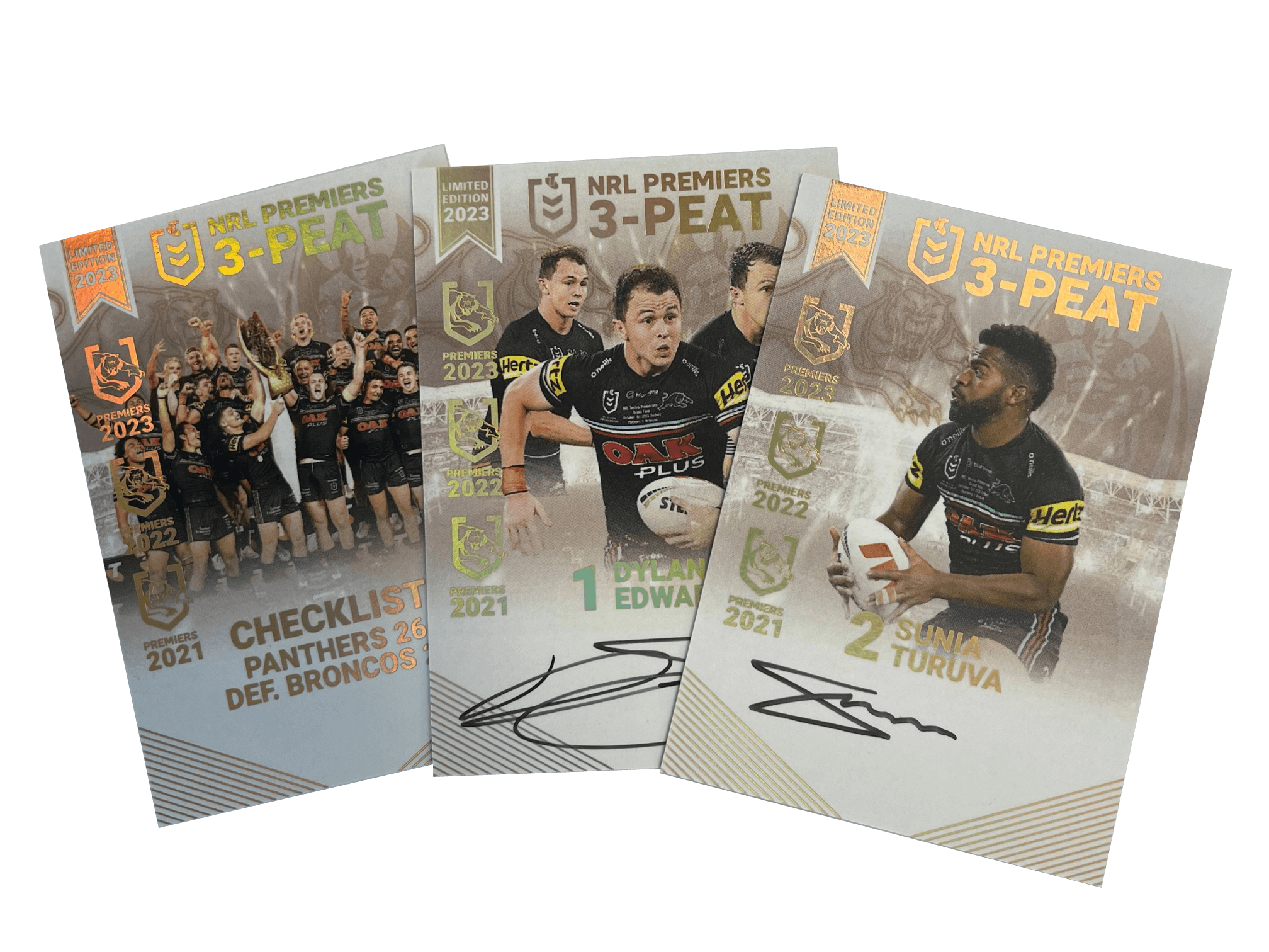 2023 NRL Limited Editon Premiership Sets Signatures