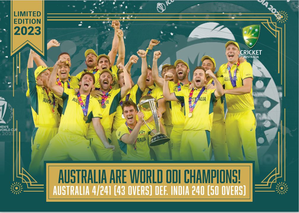 Cricket Australia World Cup Winners Limited Edition Set